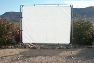 6' x 8' Outdoor Standing Personal Movie Kit 1 3/8" Fittings PIPE NOT INCLUDED - Picture 1 of 6