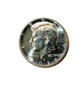 2024-D Bright Uncirculated Kennedy Half Dollar Denver Mint - Picture 1 of 2