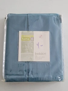 2005 Target Home Global Blue Bed Skirt - King, Queen, Full, Twin Sizes - New NIP - Picture 1 of 7