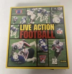 BEYOND RARE NEW SEALED! Live Action Football CD-ROM PC NFL Big Box (1994) - Picture 1 of 12