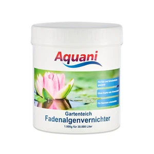 Aquani Destructeur d'algues filamenteuses 1000g d'algues contre les algues filamenteuses et les algues dans l'étang - Photo 1/5