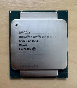 Intel Xeon E5-2643 V3 SR204 Six-Core 3.4GHz/20M Socket LGA2011-3 Processor CPU - Picture 1 of 1