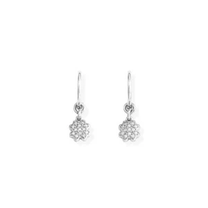 Boucles D'Oreilles Amen Demi-Cercle Avec Trèfle En Argent 925 OQBZ - Bild 1 von 2