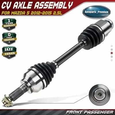 Front Passenger RH Side CV Axle Assembly for Mazda 5 2012-2015 2.5L Auto Trans - Image 1 of 4