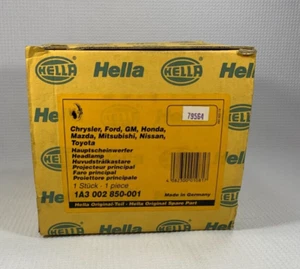 Vintage Hella H4 135 mm Headlight Insert 1A3 002 850‑001 – Made in Germany - Foto 1 di 4