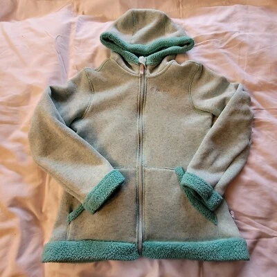 Sudadera con capucha Sherpa FREE COUNTRY Everybody para mujer cremallera completa verde menta talla grande (14) Foto 1 de 4