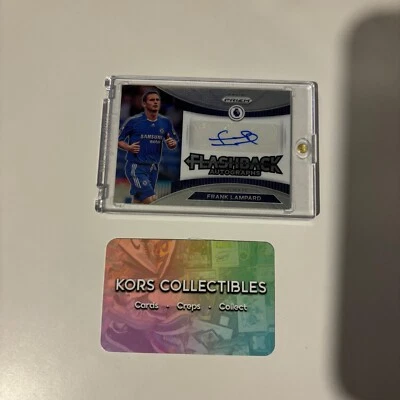 Chelsea FRANK LAMPARD AUTO - 2022/23 PANINI PRIZM PREMIER LEAGUE FLASHBACK SIGND - Image 1 of 2