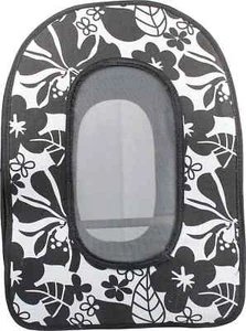 A&E Cage Company Happy Beaks Soft Sided Travel Bird Carrier Black, 14.5X10.5X7 - Picture 1 of 2