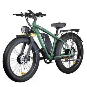 26" Electric Bike for Adults 48V 22.4AH 2000W MTB Ebikes 35MPH Mountain FatTire - Picture 1 of 11