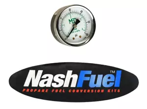 Dial medidor de presión Marshall Excelsior MEJ512 0-60psi esfera propano aire 1/4" NPT - Imagen 1 de 2
