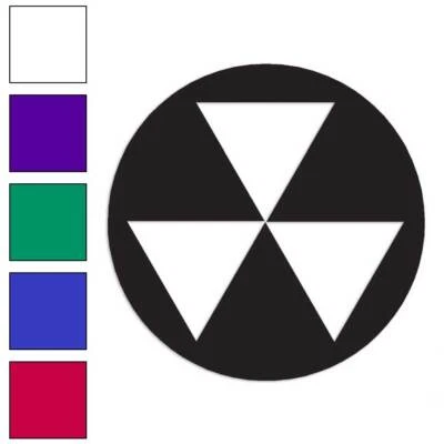 STICKER*PIMP Fallout Shelter Symbol, Vinyl Decal Sticker, Multiple Colors & Sizes #284