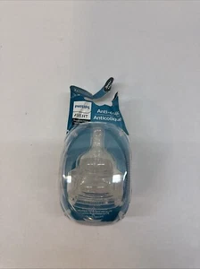 2-Pack Philips Avent Medium Flow 3m+ Anti-Colic Baby Bottle Nipples - Picture 1 of 2