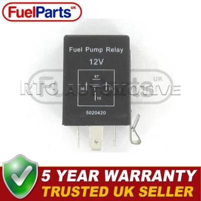 FuelParts Fuel Pump Relay Fits Ford Escort 1982-1990 1.6 2.0 FPR7997 - Image 1 of 2