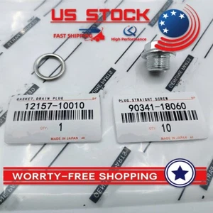 OEM For Lexus Front Differential Fill Plug & Washer Tacoma 4Runner Diff Bolt - Picture 1 of 5