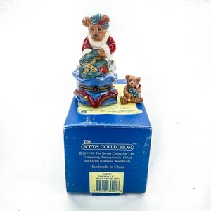 Boyds Bears Bearmoge Grenville Santa's Helper caja de baratijas de Navidad 392001 sin usar en caja - Imagen 1 de 10