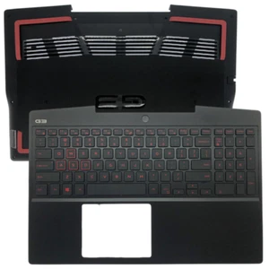 New For Dell G3 15 3590 Palmrest Cover With Backlight Keyboard/Bottom Case Cover - Picture 1 of 9