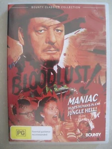 Bloodlust! (DVD, 1961), Wilton Graff / Walter Brooke, Reg 4 - Free FAST Postage - Picture 1 of 1