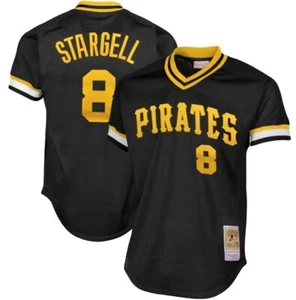 Mitchell & Ness Pittsburgh Pirates #8 Baseball Jersey New Mens Sizes $100 - Picture 1 of 3