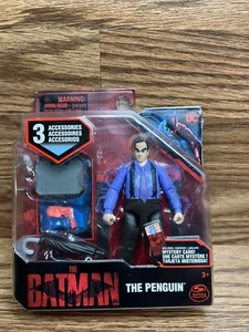 NEW! 2022 Spin Master DC  4” Action Figure The Batman Movie PENGUIN NIB - Picture 1 of 5