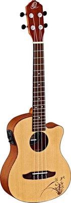 Ortega Guitars RU5CE-TE Bonfire Series Tenor Ukulele with Tortoise Binding an... - Image 1 of 4