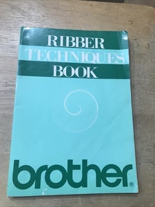 Ribber Techniques Book Brother Industries 1985 Machine Knitting - Picture 1 of 4