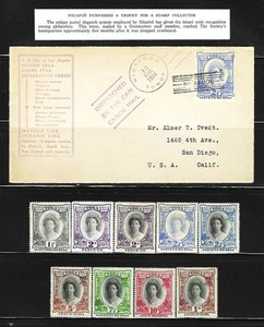 Tonga 1920 #54-#62 1er Juego Completo "Queen Salote" Como Nuevo/MLH, WMK 7, + Cubierta - Imagen 1 de 2