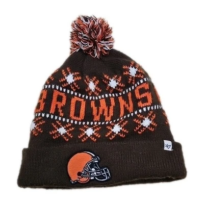 Gorro de futebol americano NFL Cleveland Browns 47 marca chapéu bering boné - Imagem 1 de 2