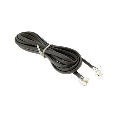 HP 8121-0811 10ft. 2-Wire RJ11 (M) Connector Telephone Fax Cable Cord, Lot of 50 - Image 1 of 3