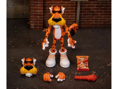 Фигурка Chester Cheetah 5,5 дюйма светящаяся в темноте с аксессуарами и альтернативной головой - Изображение 1 из 4