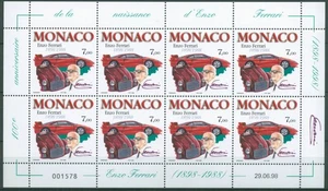Monaco 1998 Automobil Enzo Ferrari 2419 K postfrisch (C63933) - Picture 1 of 1