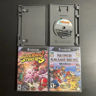 GameCube Game lot Mario Kart Double Dash, Super Smash & Super Mario Strikers DHL - Image 1 of 4