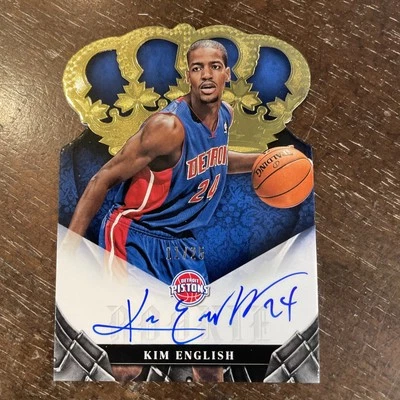 2012-13 Panini Preferred Crown Royale Gold Autograph Kim English Auto RC /25 - Image 1 of 2
