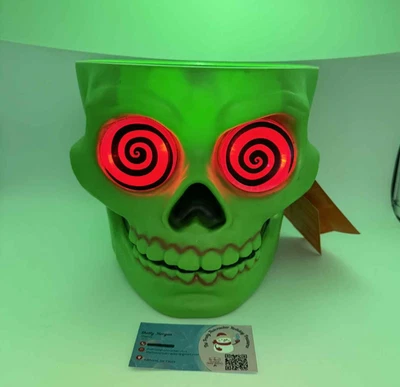 Target 8" Light and Sound Skull Candy Bowl Halloween - HYDE & EEK Viral NEW - Image 1 of 4