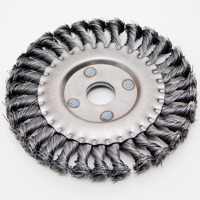 Scheibenbürste Drahtbürste Bürste Ø 150 x 22,2 mm gezopft für Winkelschleifer - Bild 1 von 4