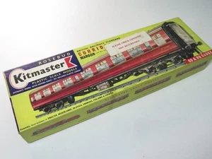 KITMASTER OO/HO MODEL RAILWAY KIT No 14 BR Corridor 2nd Coach Maroon Boxed - Picture 1 of 1