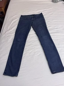 Jeans donna A/X Armani Exchange gamba dritta vita bassa ricamato 6 corti scuri - Foto 1 di 7