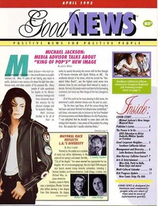 MICHAEL JACKSON Good News MAGAZIN April 1993 - Bild 1 von 1