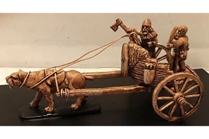 15mm Fantasy Barbar Licht Streitwagen mit Säbelzahn (1 Streitwagen & Besatzung) - Bild 1 von 1