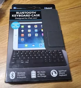 Innovative Technology iPad mini Bluetooth Keyboard Case - Black - Picture 1 of 2