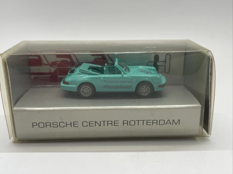 Porsche 911 Carrera 4 Cabrio Raro Teal Wiking 1/87 HO Die Cast Diecast Model 4S Foto 1 de 4