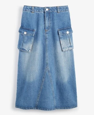 Falda cargo vaquera Kensie Big Girls - Azul Denim-M (10) EE. UU. Foto 1 de 4