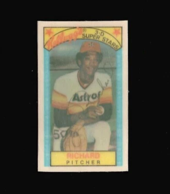 1979 Kellogg's #19 J.R. RICHARD Astros NO CRACKS "Stats begin with 1971" NRMT - Image 1 of 2