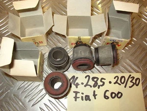4x Silentbuchsen für Vorderachse Fiat 600, original RIV made in Italy - Picture 1 of 1