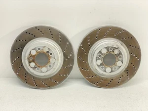 06-10 BMW E60 E63 E64 M5 M6 Rear Ventilated Perforated Brake Rotor Disc Set OEM✅ - Bild 1 von 9
