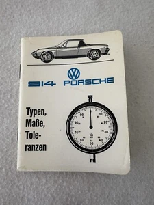 1970-1974 Porsche 914-4 914 Deutsches Technisches Datenbuch 1.7 1.8 2.0 VW - Bild 1 von 9