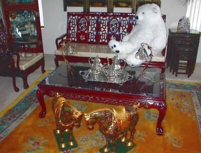 antique chinese rosewood living room furniture - Image 1 of 4