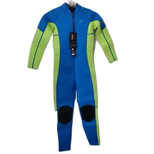 Hevto Wetsuit Kids 14 Boys Girls Blue Green Diving Swimming - Picture 1 of 6