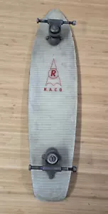 Vintage R.A.C.O RACO Fiberglass Skateboard Tropical - Picture 1 of 6