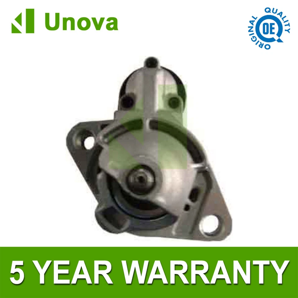 Unova Starter Motor Fits Audi A4 1995-2006 A6 1997-2005 A8 1996-2006 - Image 1 of 1