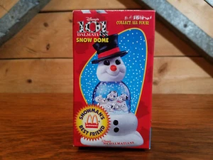 101 Dalmatians Snowman with Dalmatian Puppies Snow Globe - Swanky Barn - Picture 1 of 12